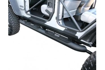 Aries Offroad Aluminum 4 in. Round Side Bars AL231007 Nerf Steps
