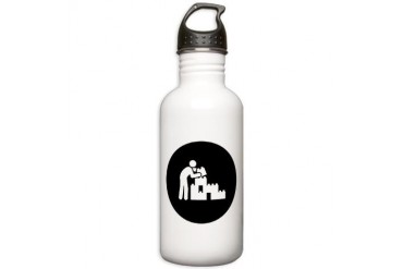 Building Blocks Humor Stainless Water Bottle 1.0L by CafePress
