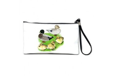 Snowy Call Duck Family Pets Clutch Bag by CafePress
