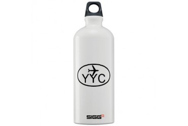 calgary airport.jpg Car Sigg Water Bottle 1.0L by CafePress