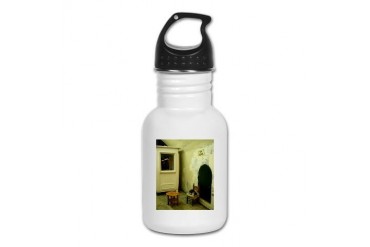 istanbul cat, guard of museum. Animal Kid's Water Bottle by CafePress