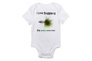 I Love Buggers" Infant Creeper