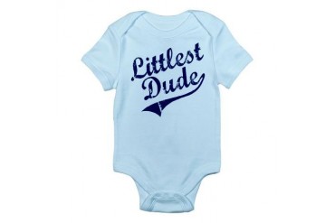 LITTLEST DUDE (Script) Infant Bodysuit