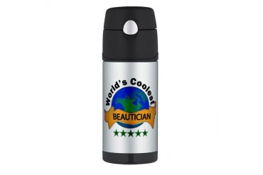 Earth Thermos Bottle 12oz by CafePress