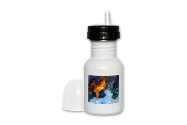 Golden Surfer Abstract Sippy Cup by CafePress