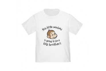 Big Brother to be - Monkey Face T-Shirt