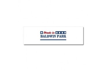 Made in Baldwin Park California Car Magnet 10 x 3 by CafePress