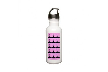 Breast Cancer Lady Liberty Water Bottle .6L Mother's day Stainless Water Bottle 0.6L by CafePress