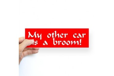 My other car red/white Religion Sticker Bumper by CafePress
