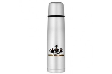 Mustache/Tie Kitties Large Thermos Bottle Pets Large Thermosreg; Bottle by CafePress
