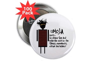 kwanzaa buttons 100 pack Art 2.25 Button 100 pack by CafePress