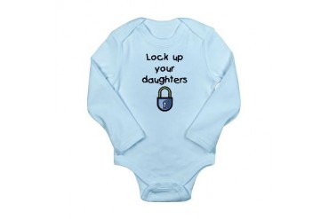 Lock up your daughters Long Sleeve Infant Bodysuit