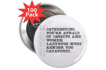Catatonic Ladybugs Ornament 2.25 Button 100 pack Funny 2.25 Button 100 pack by CafePress