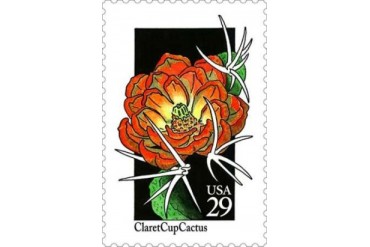 Claret Cup Cactus Poster Print by US POSTAL SERVICE (24 x 36)