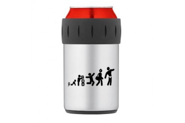 Bodybuilder Thermos Can Cooler Sports Thermosreg; Can Cooler by CafePress