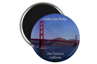 San Francisco Souvenir California Magnet by CafePress