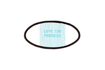 Love the Process.jpg Vintage Patches by CafePress