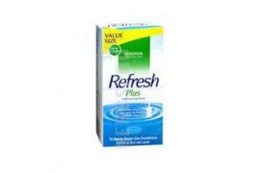 Refresh Plus Lubricant Eye Drops Single-Use Containers 50 ct