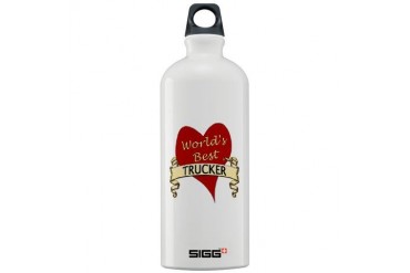 Trucker Sigg Water Bottle 1.0L by CafePress
