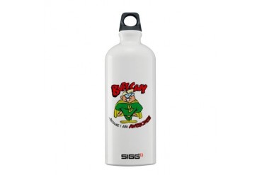 Buffguy Funny Sigg Water Bottle 0.6L by CafePress