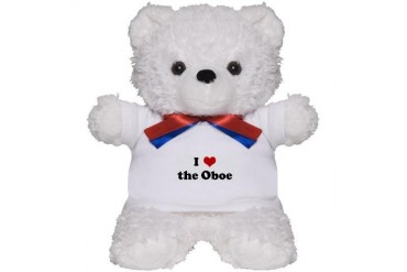 I Love the Oboe Humor Teddy Bear by CafePress