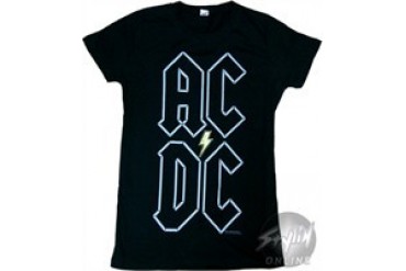 ACDC Big Letters Baby Doll Tee