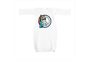 Funny Peace 420 Baby Gown by CafePress