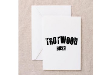 Trotwood Rocks Ohio Greeting Card by CafePress