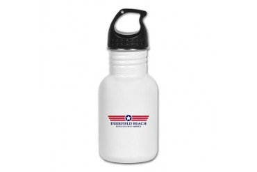 Deerfield Beach Pride Florida Kid's Water Bottle by CafePress