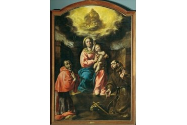 Madonna With Child And Saints Chales And Francis
