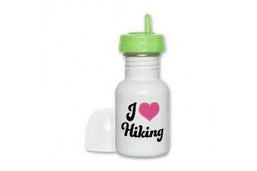 I Love Hiking I heart Sippy Cup by CafePress