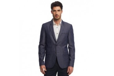 Slim-Fit Cotton-Blend Blazer
