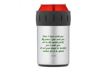 peace Thermos Can Cooler Art Thermosreg; Can Cooler by CafePress