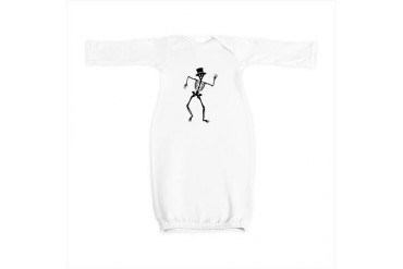 Dancing Skeletons Funny Baby Gown by CafePress