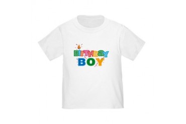 Birthday Boy Letters Toddler T-Shirt