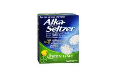 Alka-Seltzer Antacid And Pain Relief Lemon Lime lemon lime 36 tabs
