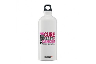 Find The Cure 1.2 Breast Cancer Sigg Water Bottle Breast cancer Sigg Water Bottle 0.6L by CafePress