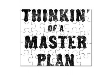 MASTER PLAN.jpg Music Puzzle by CafePress