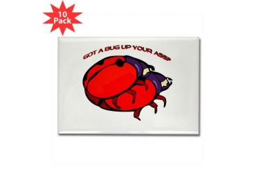 bugup.jpg Funny Rectangle Magnet 10 pack by CafePress