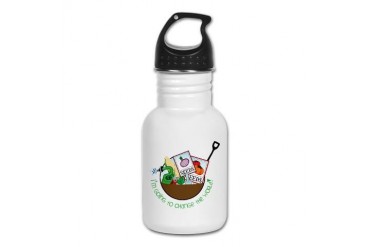 Change The World Food Kid's Water Bottle by CafePress
