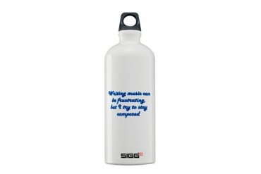 Composed Funny Sigg Water Bottle 0.6L by CafePress