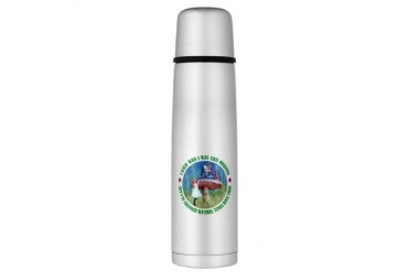 I Knew Who I was This Morning Large Thermos Bottle Baby Large Thermosreg; Bottle by CafePress