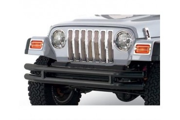Smittybilt Tubular Jeep Bumper in Black Powder Coat JB44-FN Front Bumpers