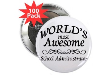 Awesome 2.25quot; Button 100 pack Teacher 2.25 Button 100 pack by CafePress