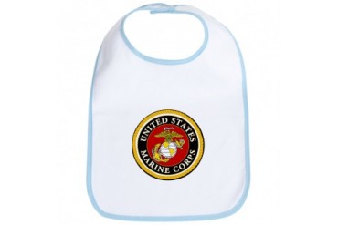 CafePress U.S. Marine Corps Bib