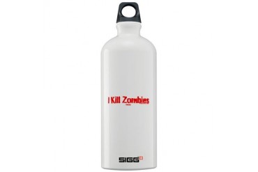 I kill zombies - online Zombie Sigg Water Bottle 1.0L by CafePress