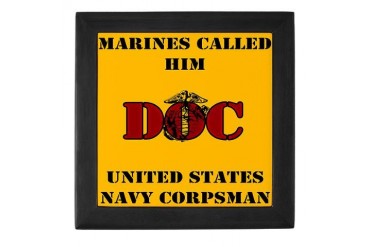 DOC Corpsman Keepsake Box by CafePress