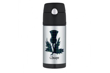 Thistle - Cheape Scottish Thermos Bottle 12oz by CafePress