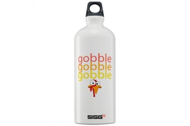 gobble gobble gobble Funny Sigg Water Bottle 1.0L by CafePress