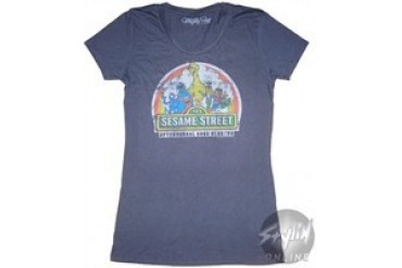 Sesame Street Book Club Baby Doll Tee by MIGHTY FINE